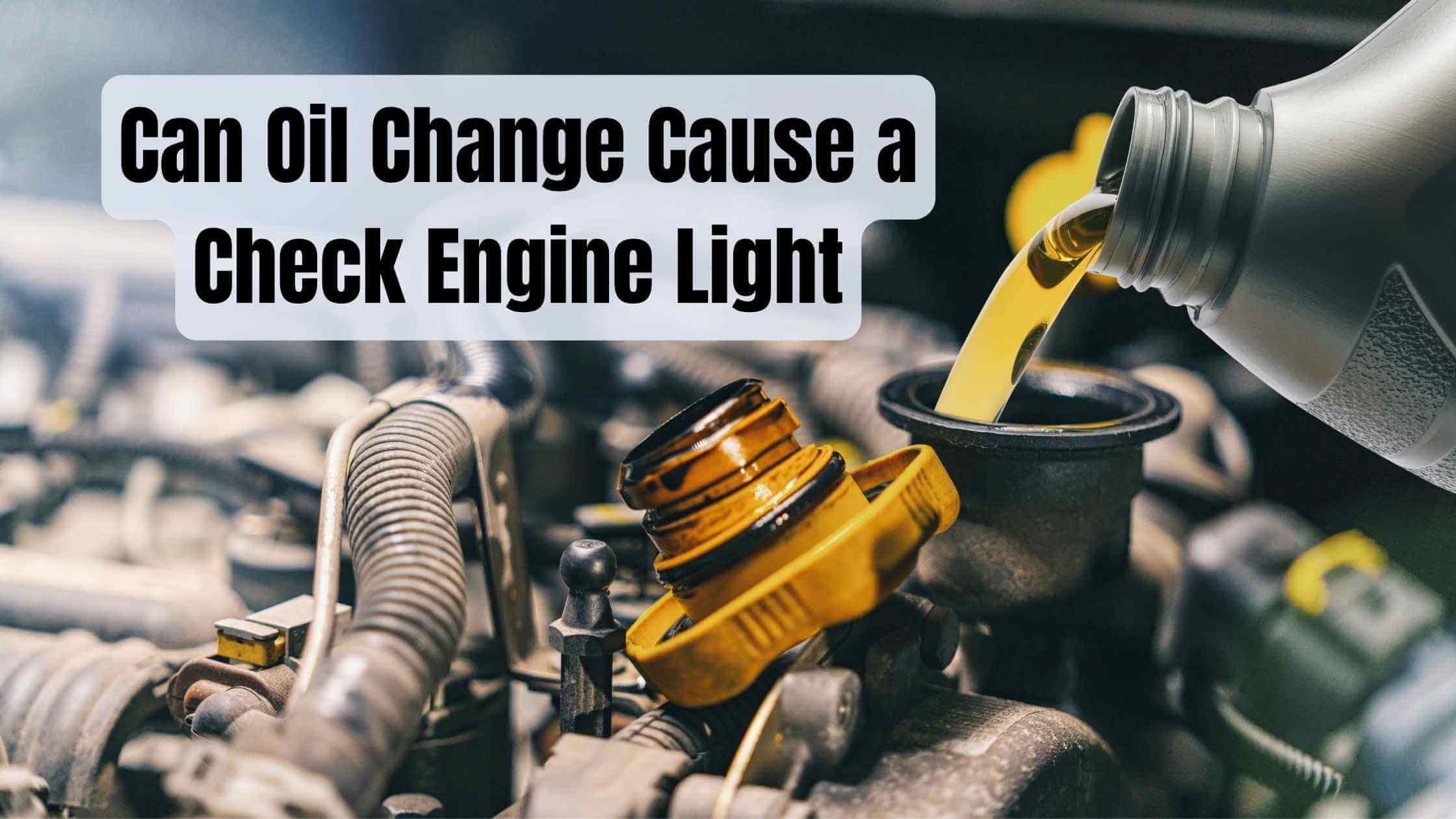 Check Engine Light Oil Change Needed