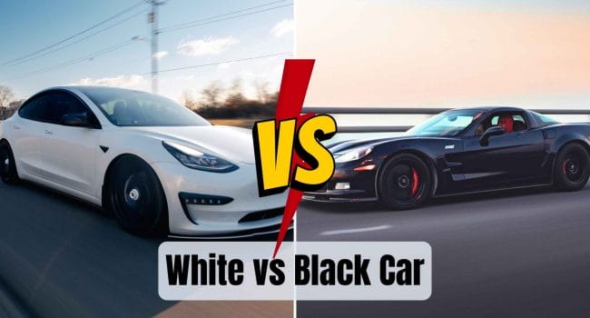 White vs Black Car
